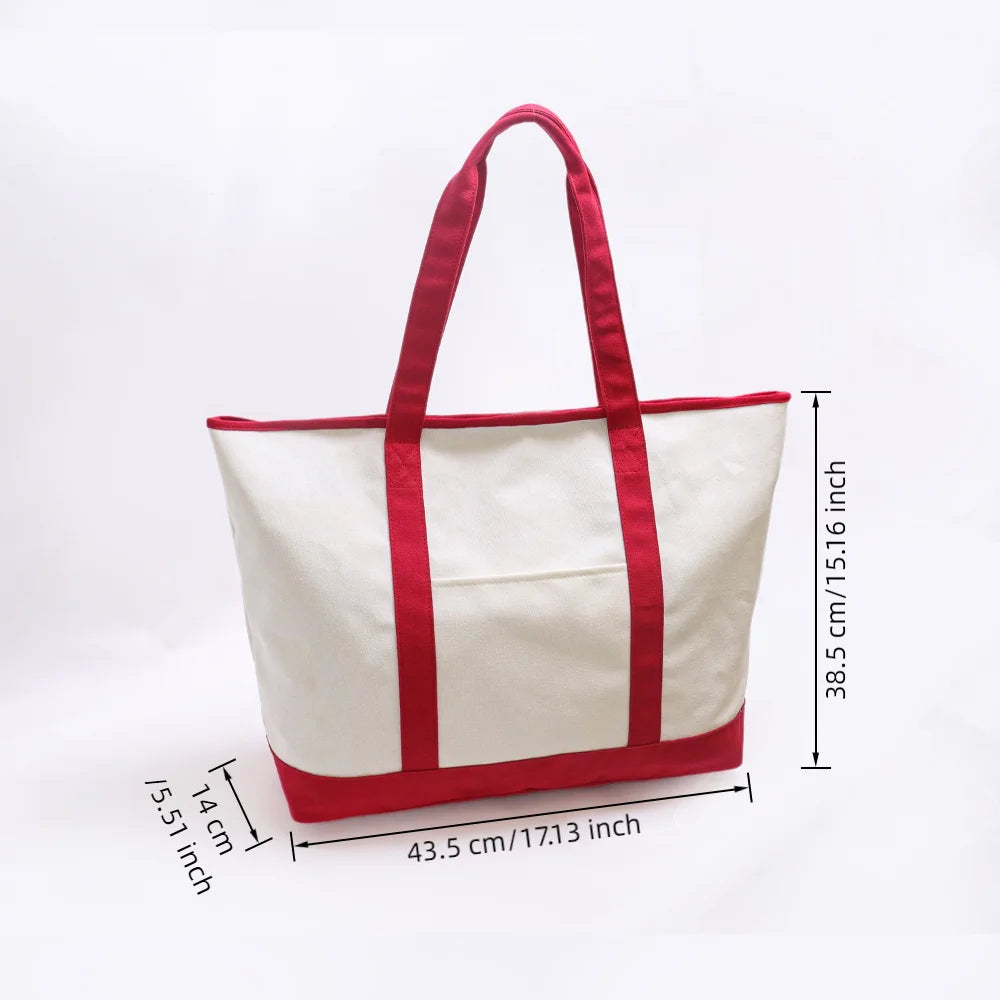 Backper Draco KMCB41 vintage canvas tote detail
