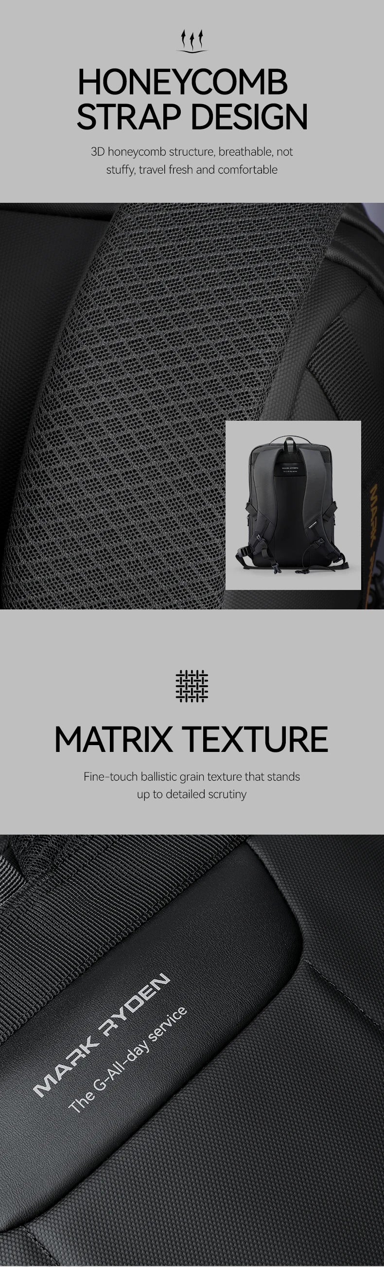 Mark Ryden Microscopium MR-2493 Anti-Theft Oxford Backpack