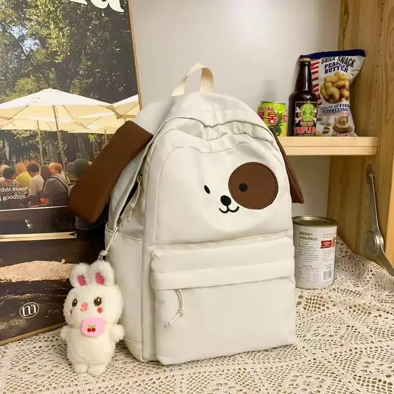 Amber cute backpack in white