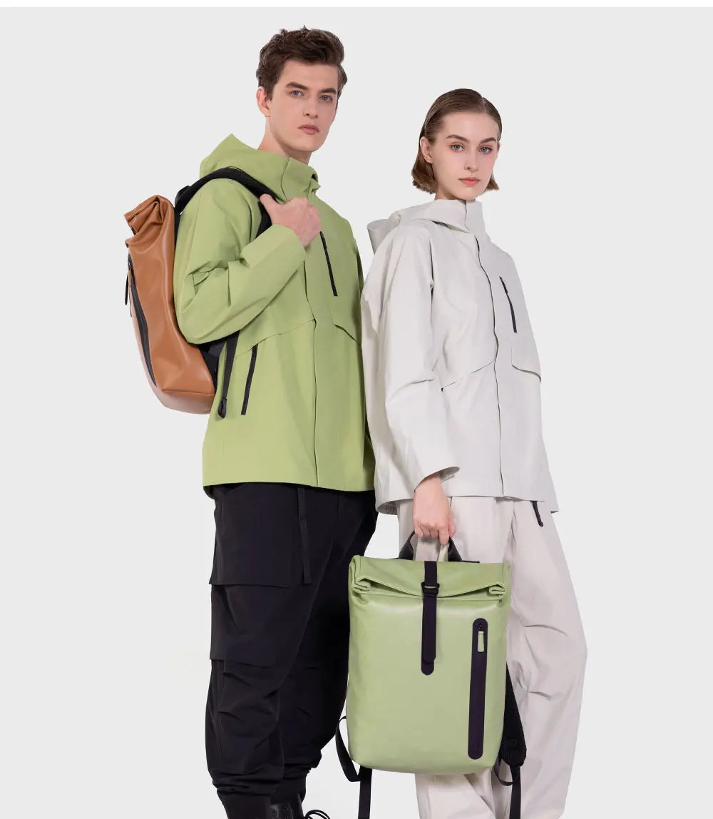 Kingsons K10154-AA PU Leather Women's Laptop Backpack