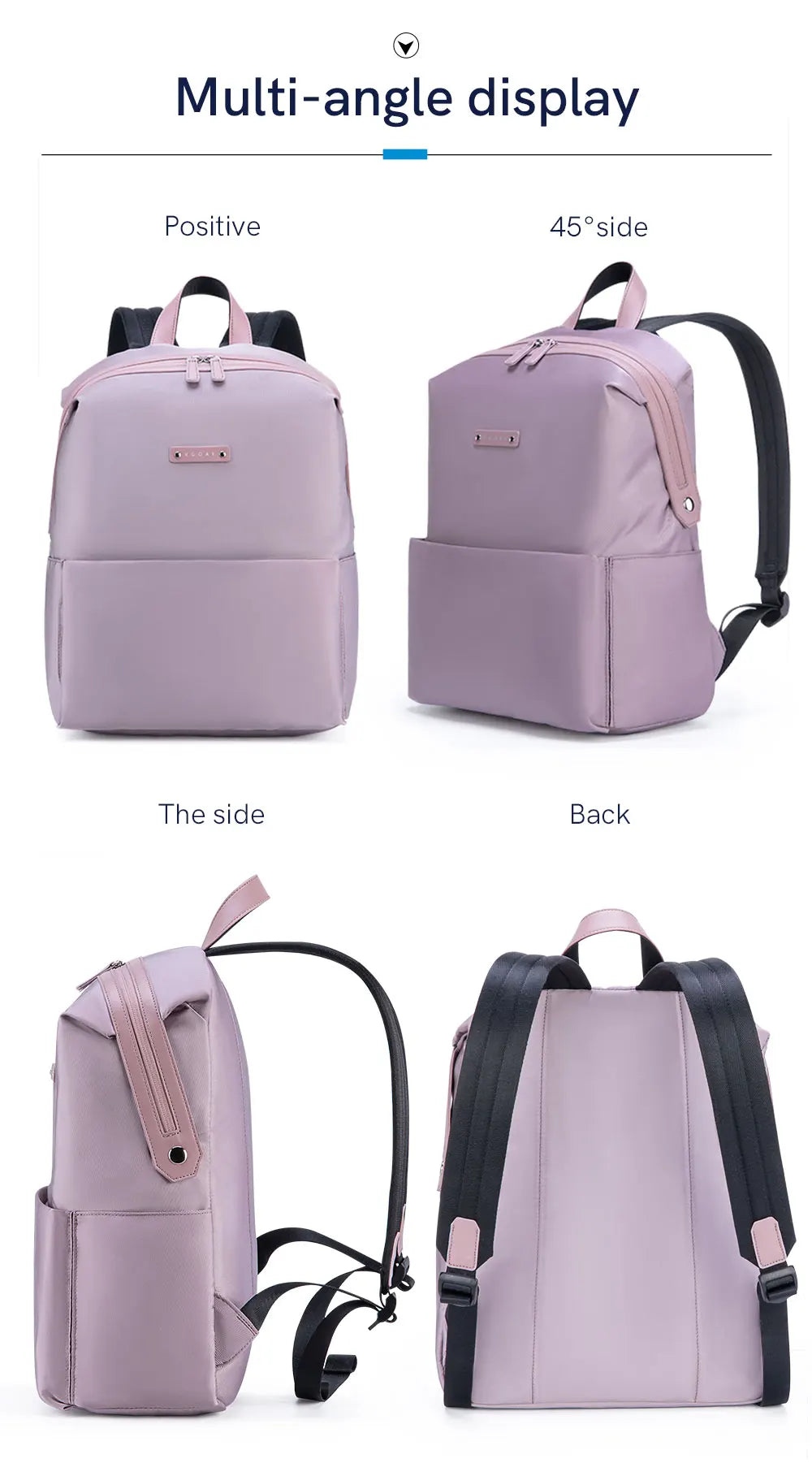 Kingsons K10063W GRS Recycled Women's Travel Backpack