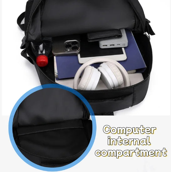 Kale laptop backpack worn