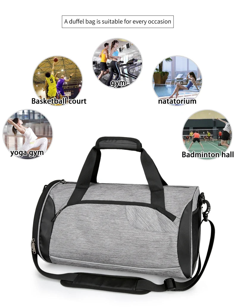 Mingao 303 Waterproof Sports Travel Duffle Bag with Shoe Compartment - detail 2