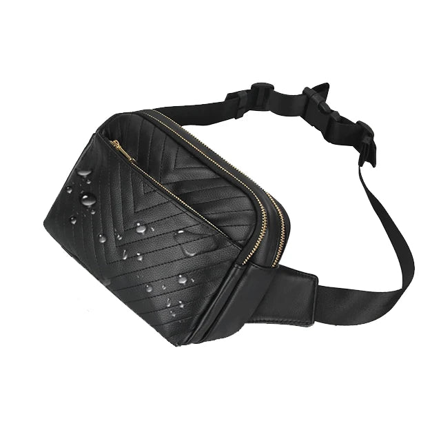 Backper Celaeno PU Leather Waist Bag — interior view