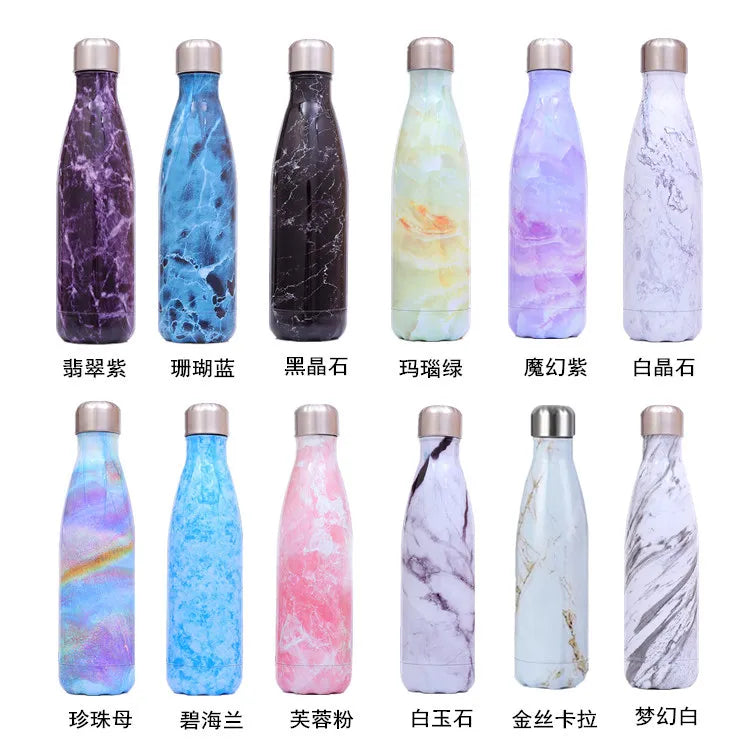 500ml Stainless Steel Vacuum Insulated Flask – Cola Shape Sports Bottle – 2