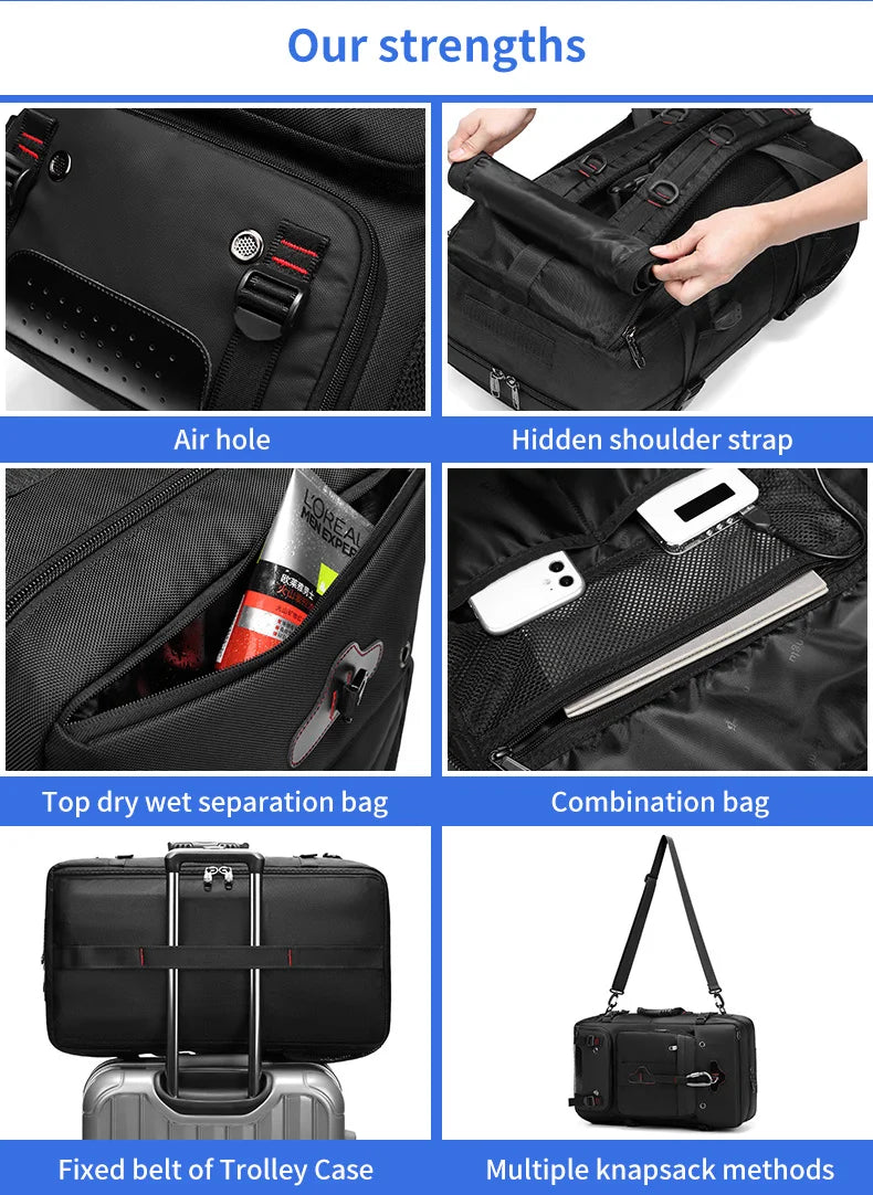Mingao 2070 70L Waterproof Tactical Travel Backpack - detail 2