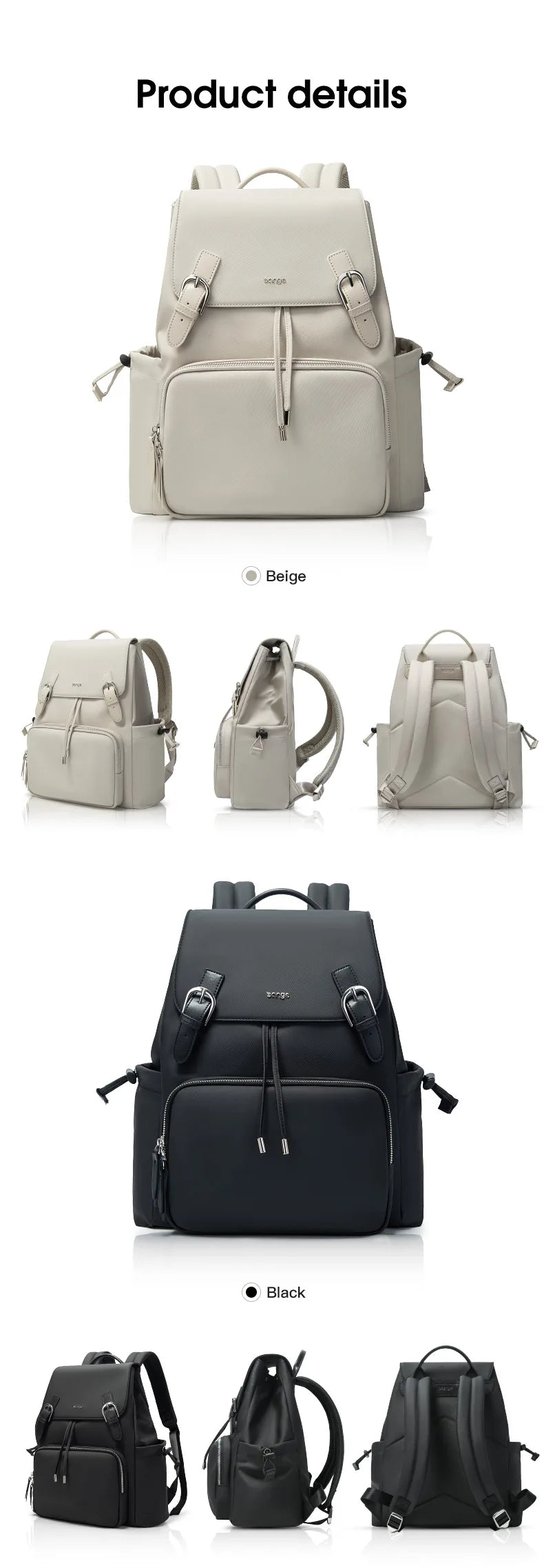 Bange LY501 Multifunction Women's Laptop Backpack - Size Reference