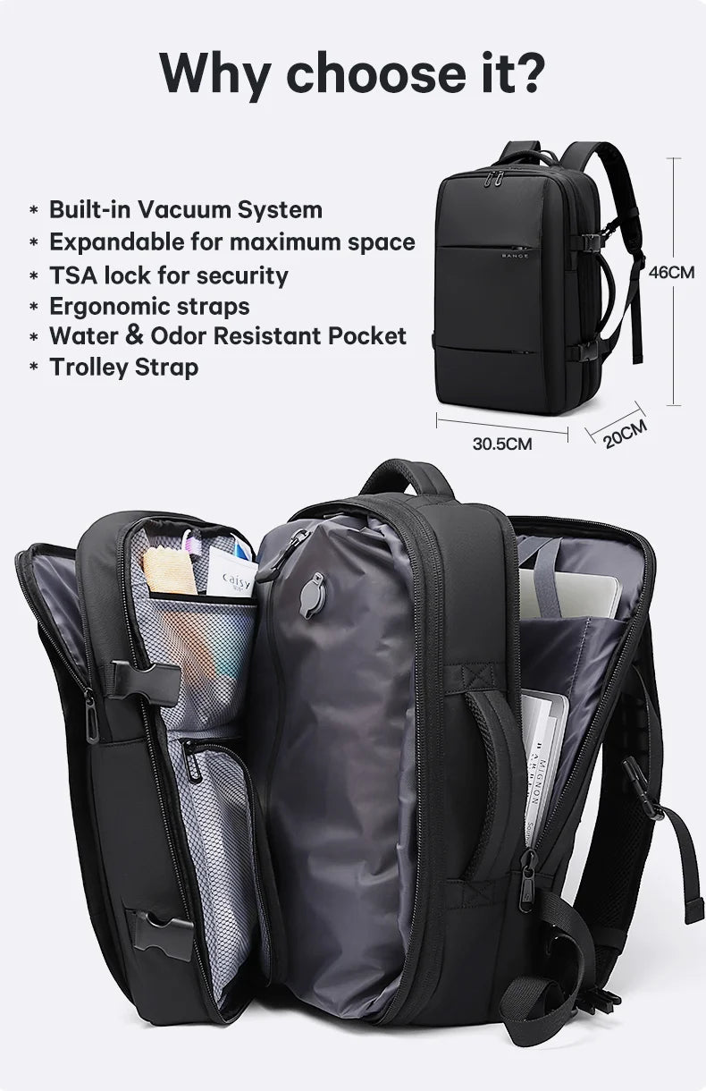 Bange Stella 3028 Expandable Polyester Backpack