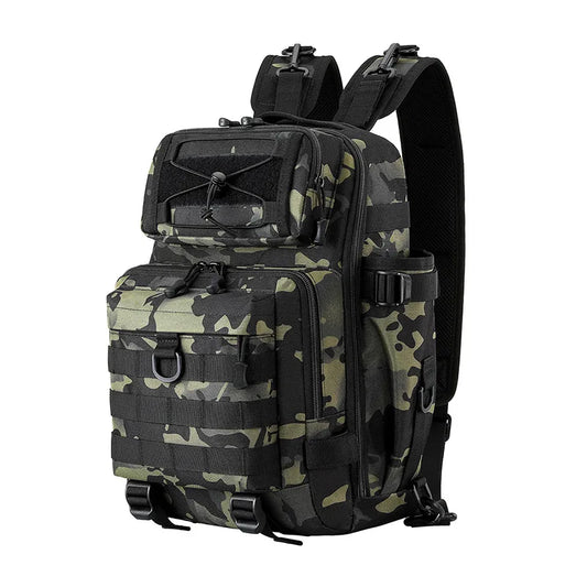 Hong BM-24M615 Multifunctional Waterproof Camo Fishing Shoulder Bag