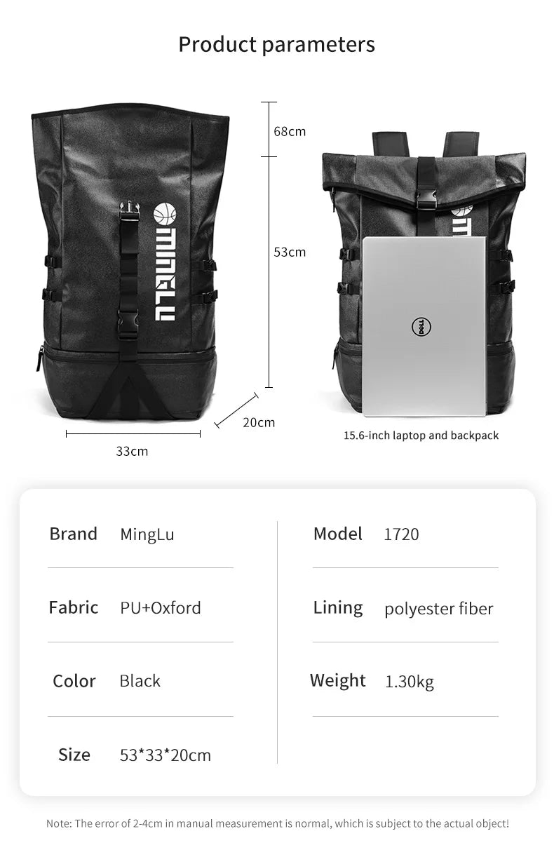 Mingao 1720 Waterproof Sports Ball Equipment Backpack - detail 1