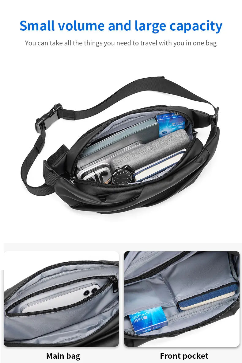 Mingao 1211 Korean Waterproof Crossbody Sling Bag - detail 3