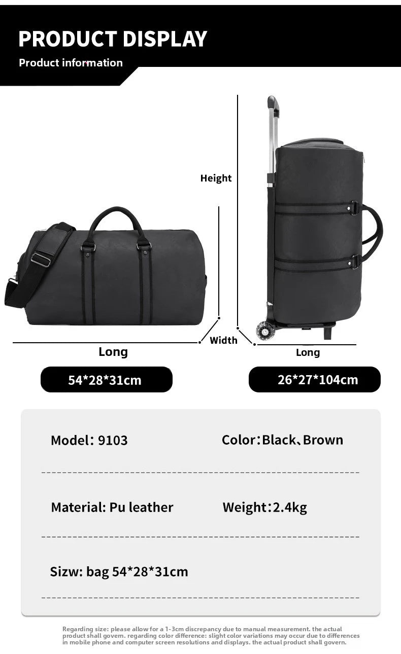 Mingao 9103 Wheeled Garment Travel Bag - detail 1