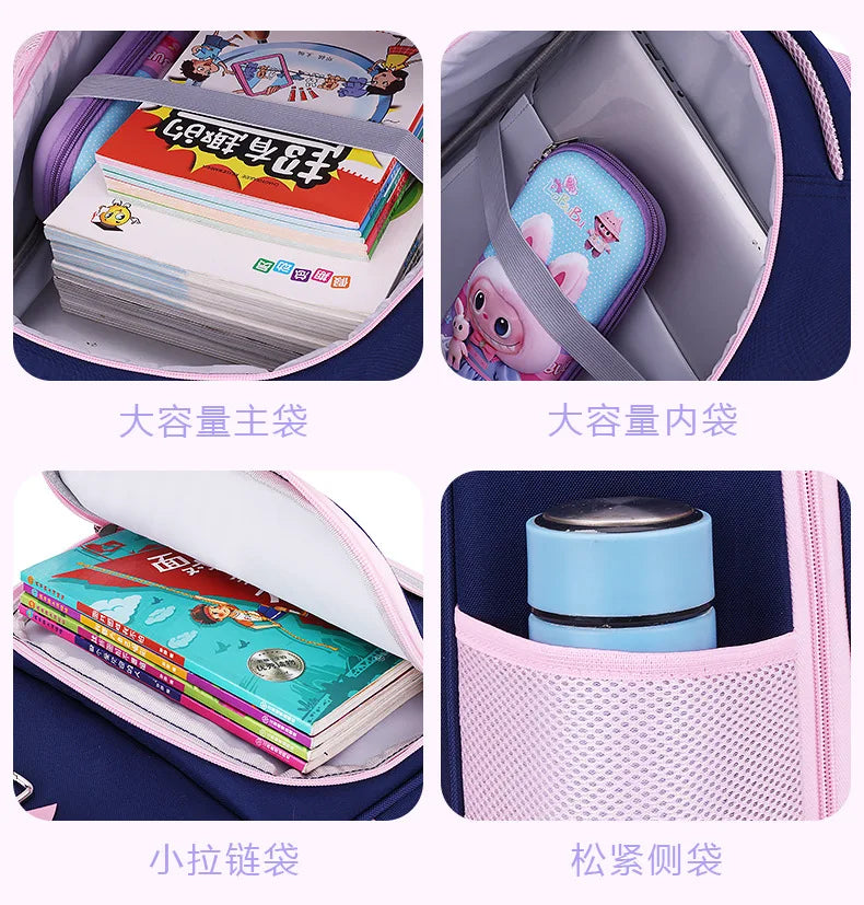 Lily Oxford school backpack interior