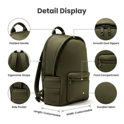 Backper Circinus City Commuter Backpack — front view