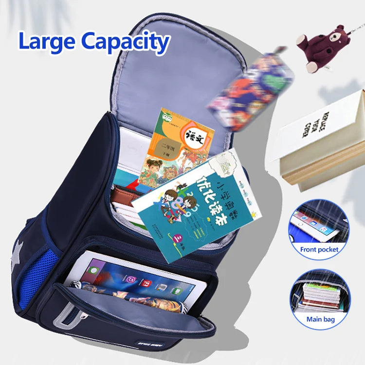 Keman KMBC1006-2 Cartoon Girls Waterproof School Backpack