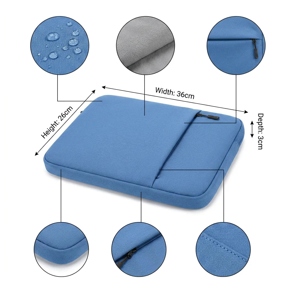 Backper Antares Neoprene Laptop Sleeve — angle view
