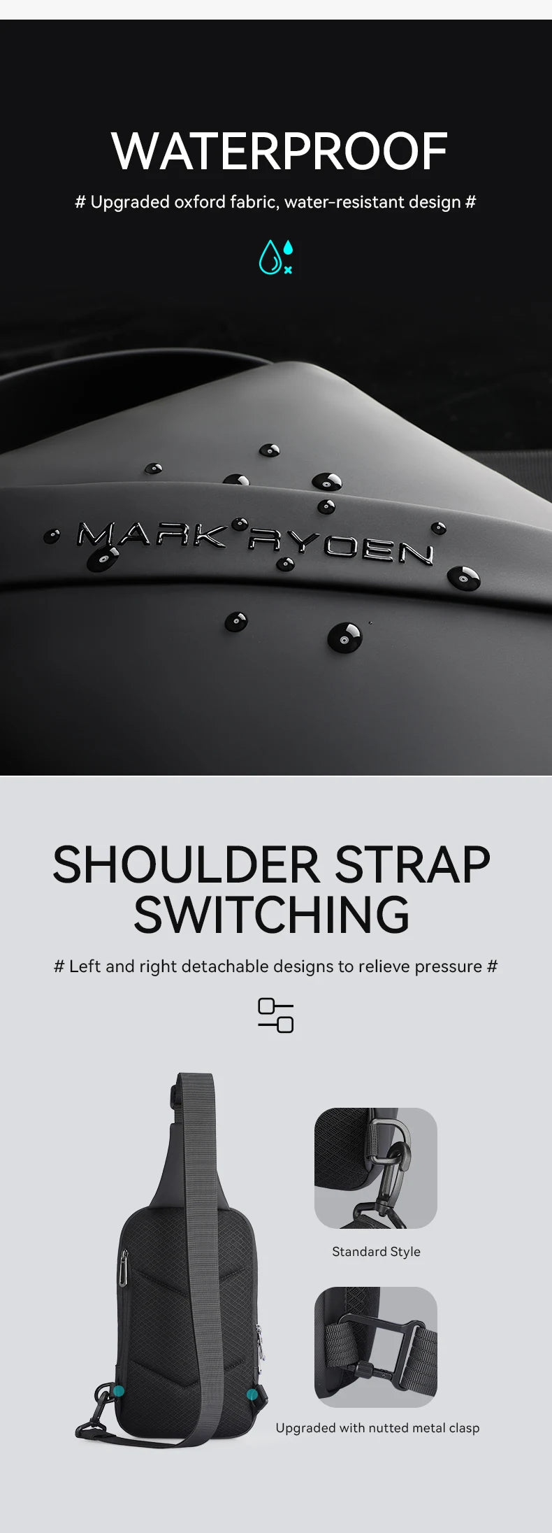 Mark Ryden Centaurus MR8518 Waterproof Oxford Sling Bag