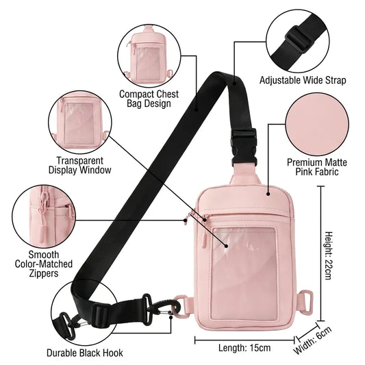 Backper Serpens TCG Ita Sling Bag — detail view