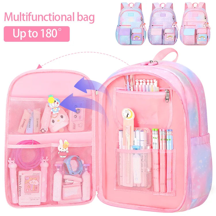 Keman KMBC1016-2 Cartoon Girls School Backpack