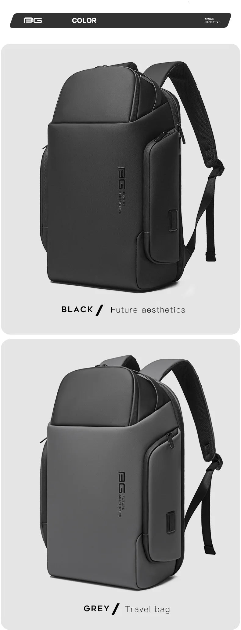Bange Cliff 7277 Modern Polyester Backpack