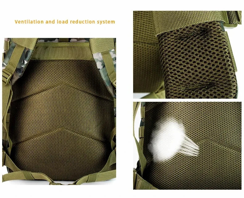 Hong BM-24M641 45L Waterproof Tactical Camouflage Backpack - detail 4