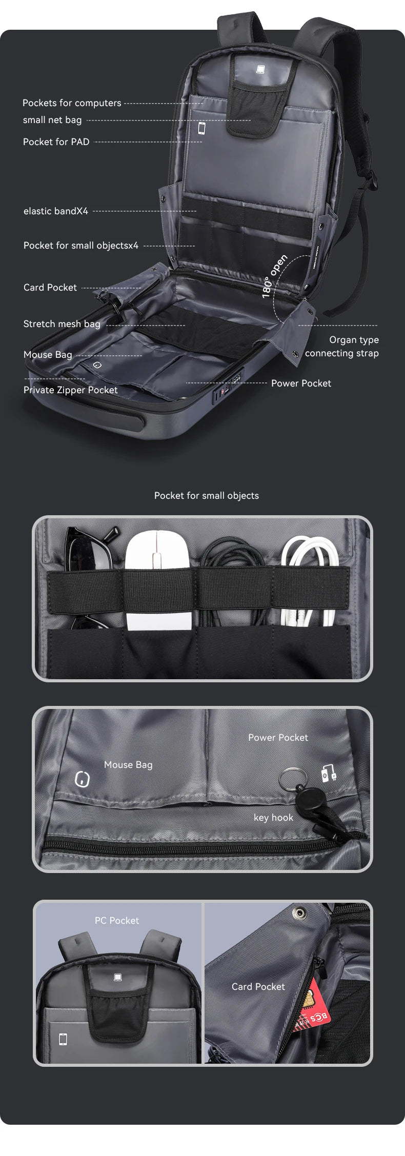 Mark Ryden Tangent MR-8918 Waterproof Oxford Backpack