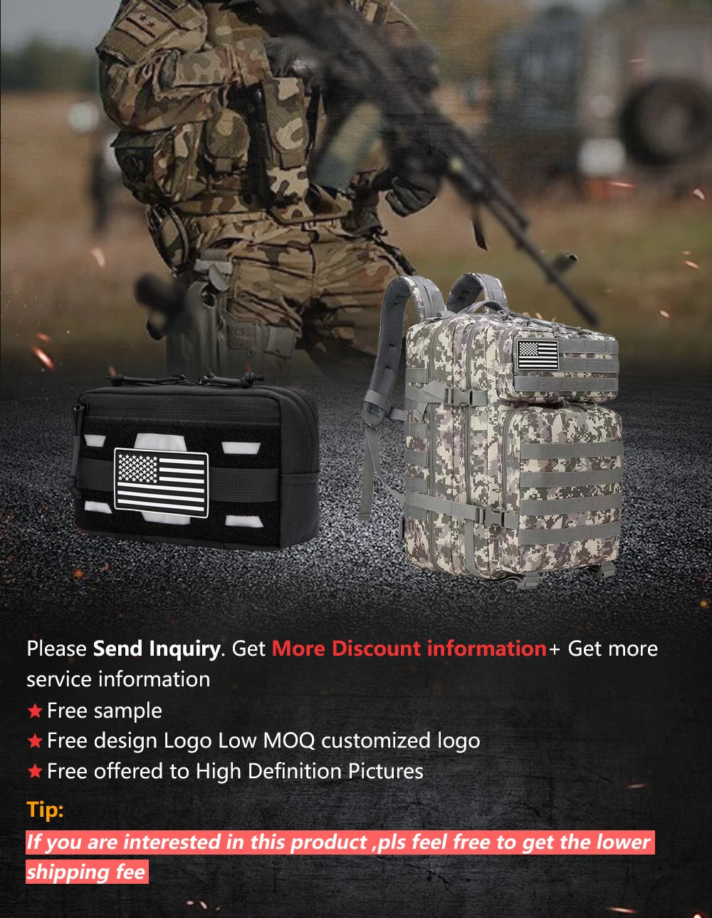Hong BM-MC02 Rip-Away IFAK Tactical First-Aid MOLLE Pouch - detail 1