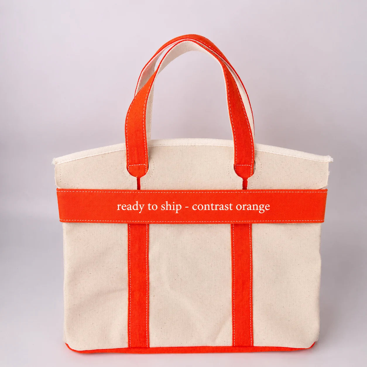 Backper Andromeda KM3015 canvas tote detail