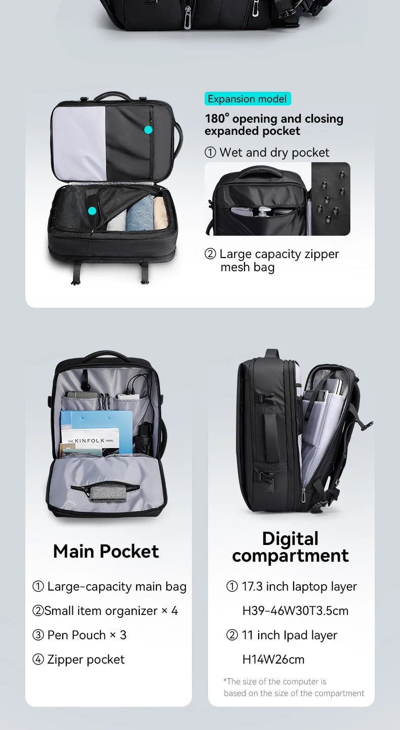 Mark Ryden Polar MR-9822 Anti-Theft Oxford Backpack