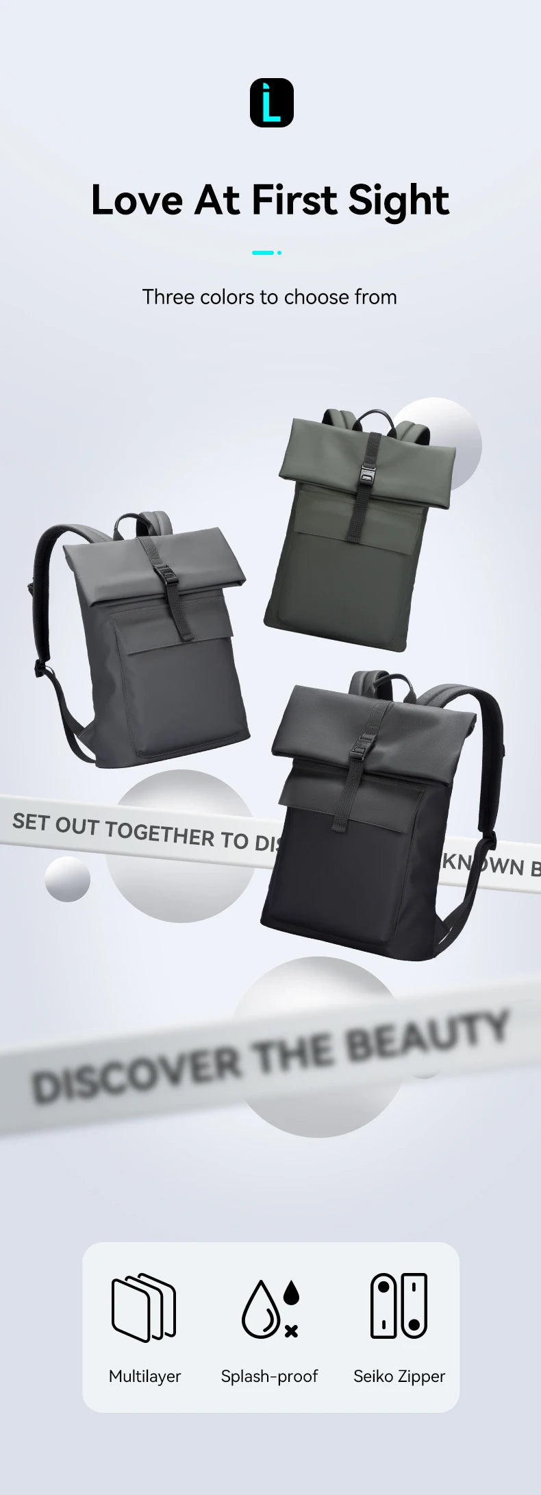 Mark Ryden Meridian MR9366 Anti-Theft Oxford Backpack