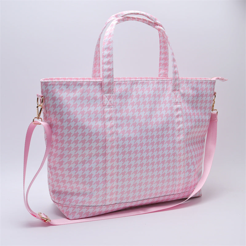 Backper Norma KM2707P printed nylon tote detail