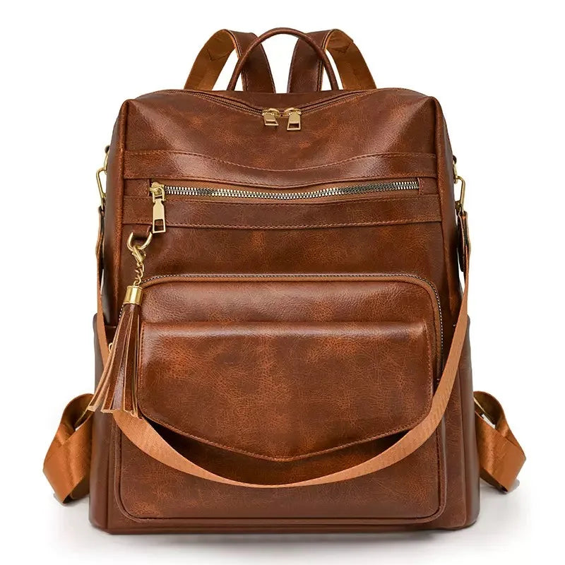 Pearl women's leather backpack colour range