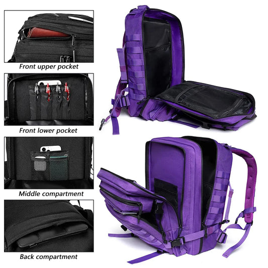 Hong BM-24M693 45L Waterproof Nylon Tactical Backpack