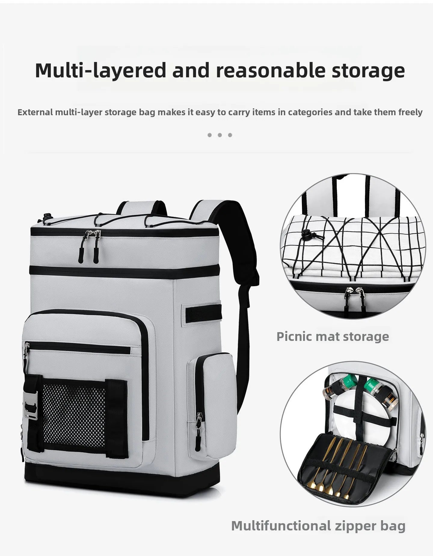 Keman KMA675-2 30L Camping Cooler Backpack