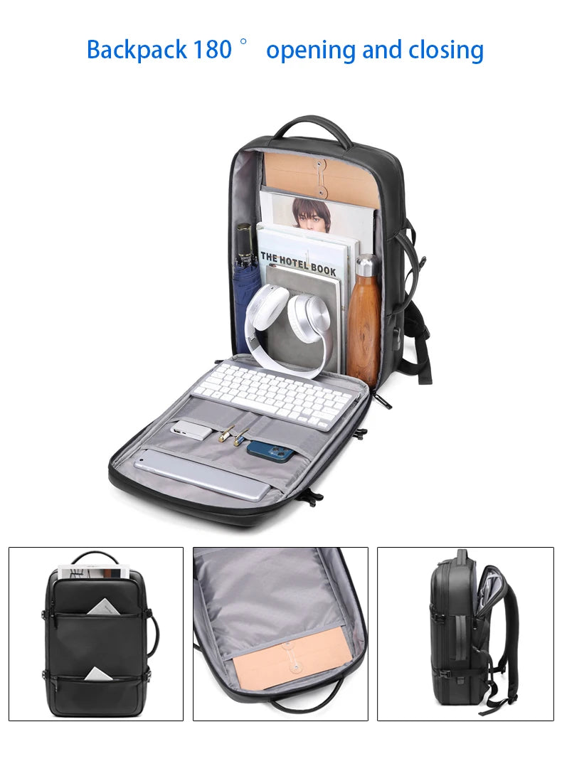Mingao 2026 Anti-Theft USB Waterproof Business Laptop Backpack - detail 4
