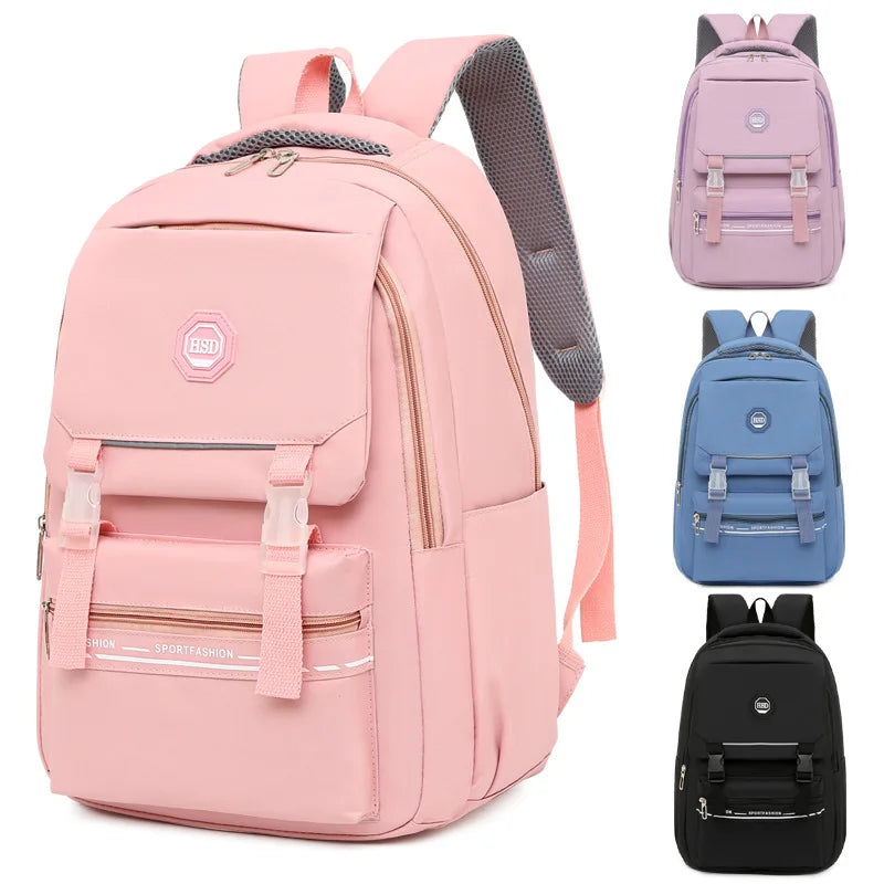 Student school backpack material detail