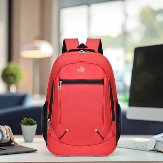 Erinome school laptop backpack in red