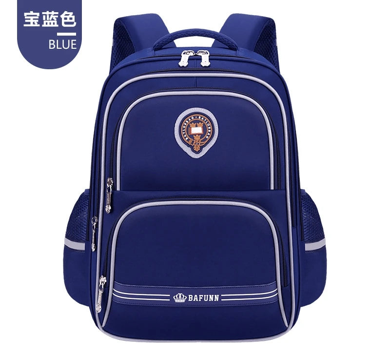 Lily Oxford school backpack deep blue