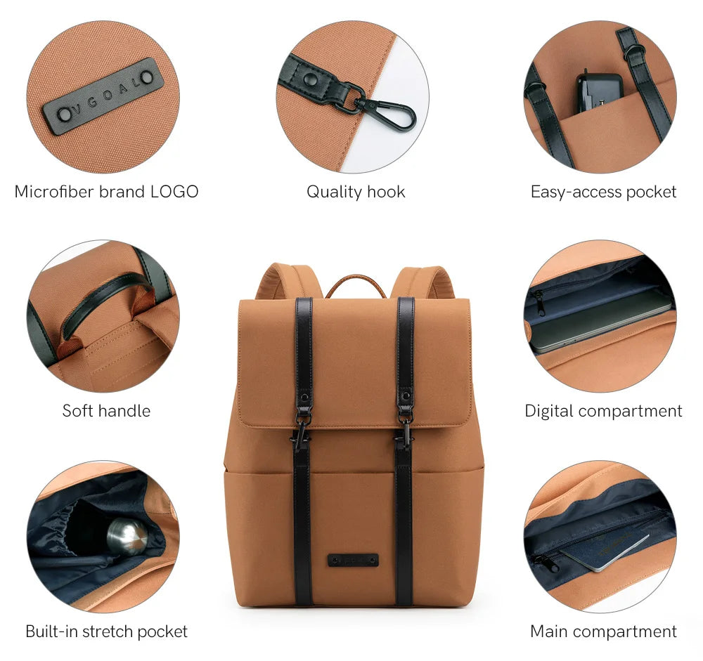 Kingsons K10052W Women's Waterproof Laptop Backpack