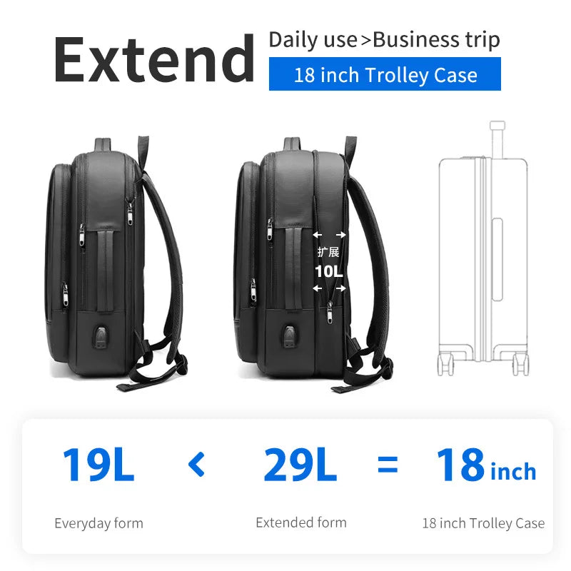 Mingao 1905 USB Waterproof 15.6" Laptop Backpack - view 2