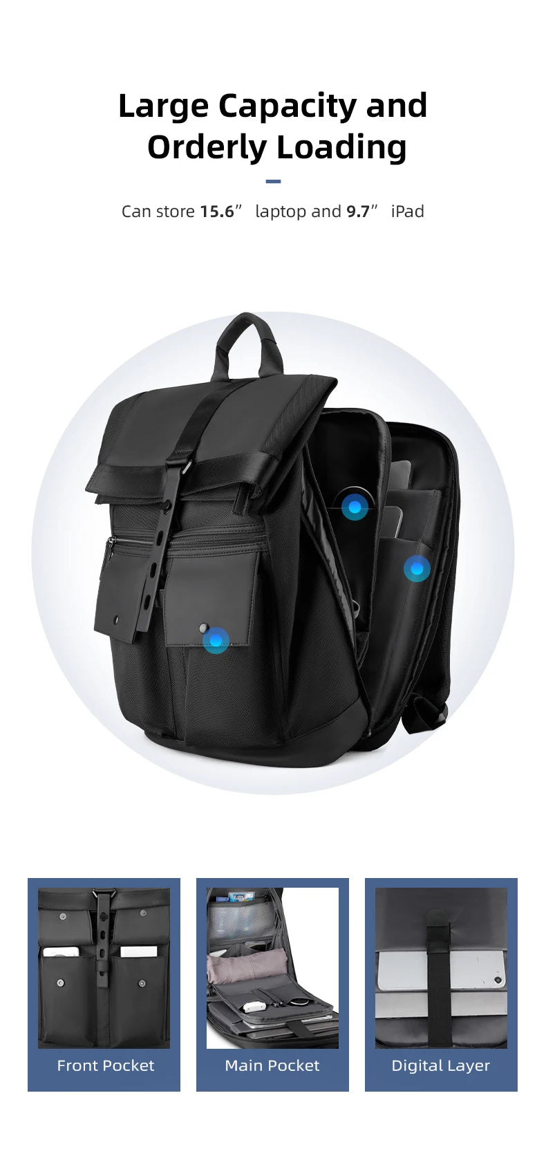 Mark Ryden Serpens MR1696 Waterproof Oxford Backpack
