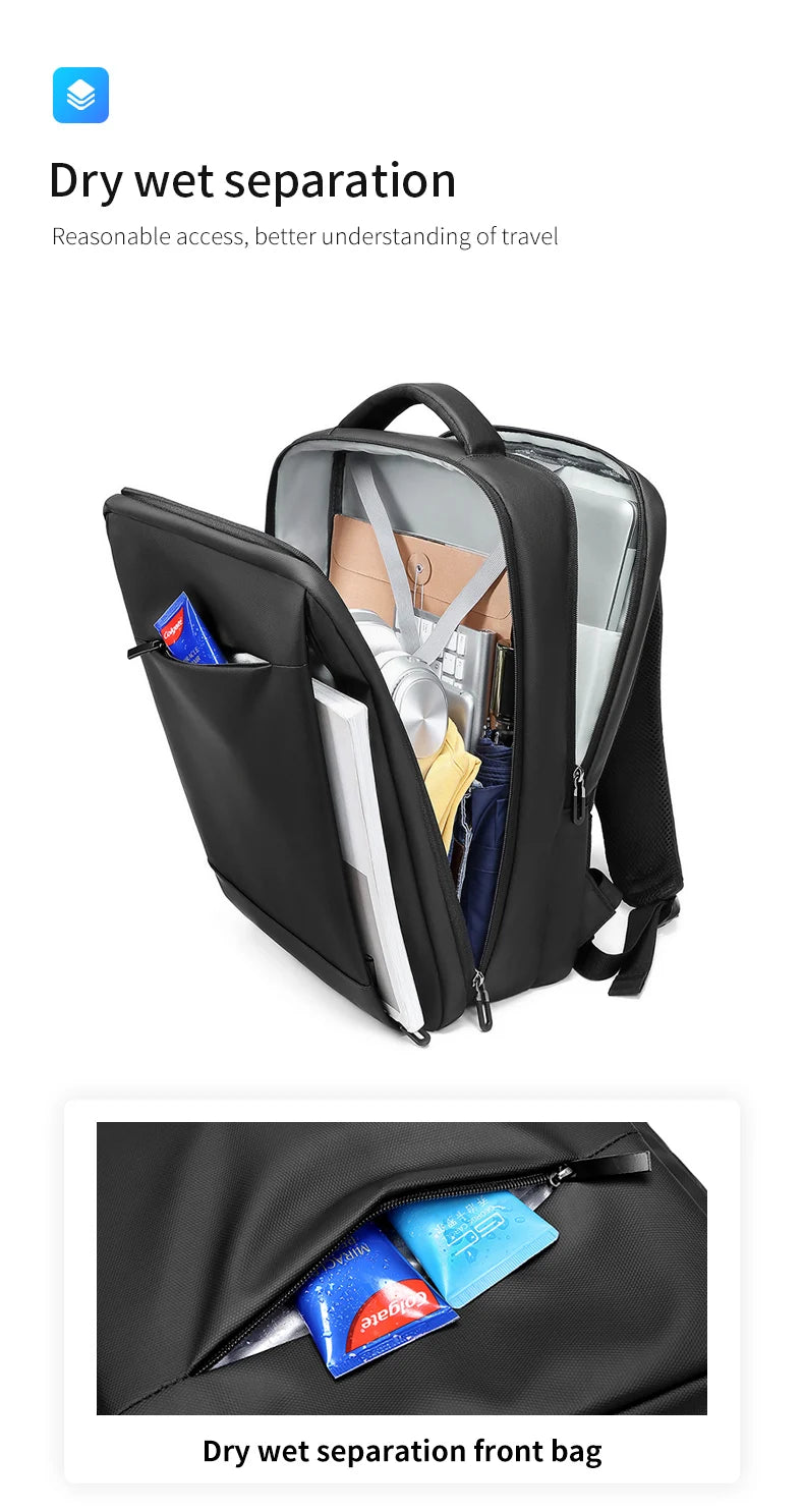 Mingao 1822 Anti-Theft USB Outdoor School Laptop Backpack - detail 3