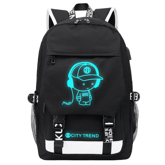 Mingao 056 Waterproof Anti-Theft Student School Backpack