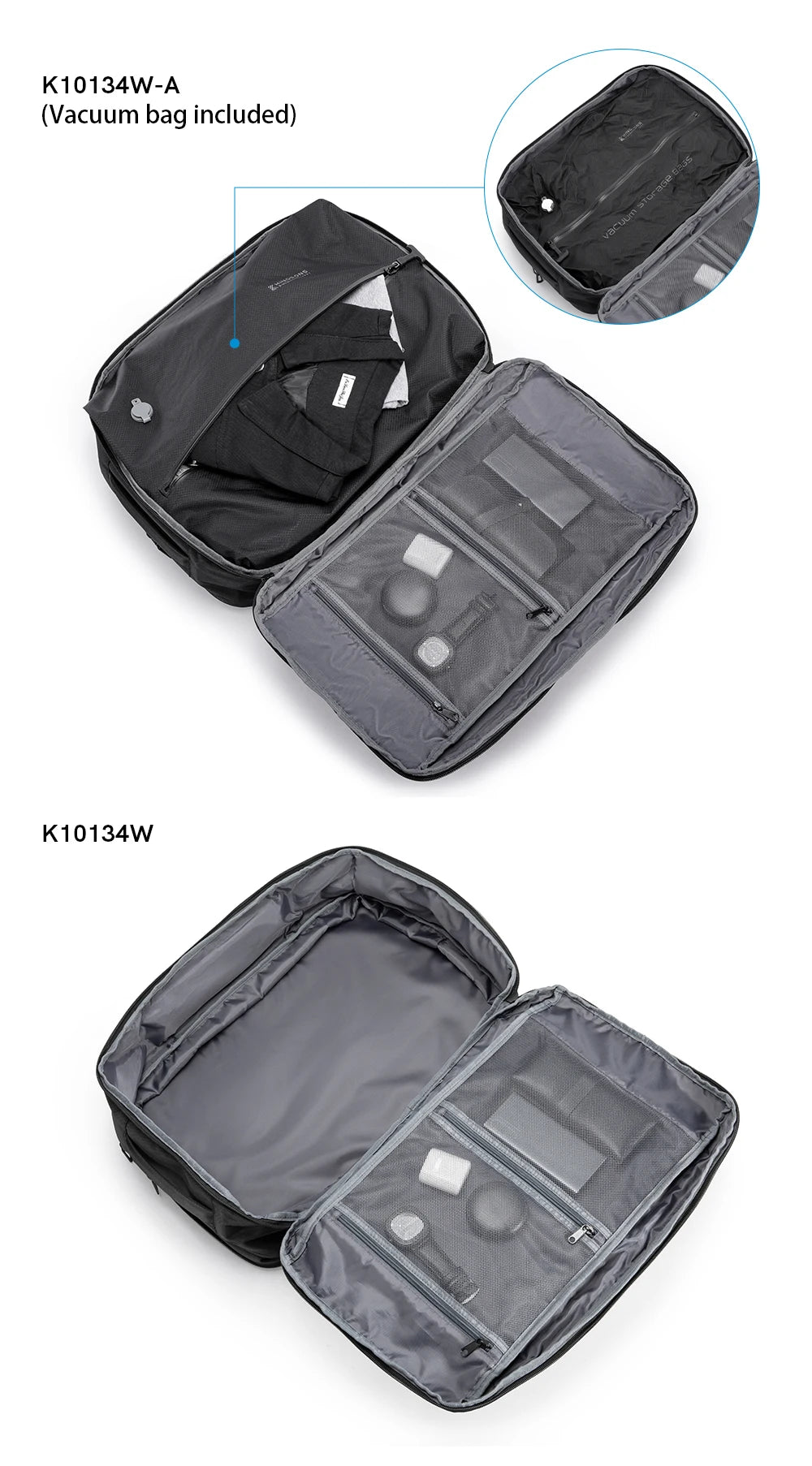 Kingsons K10134W-A 40L Waterproof 17" Laptop Backpack