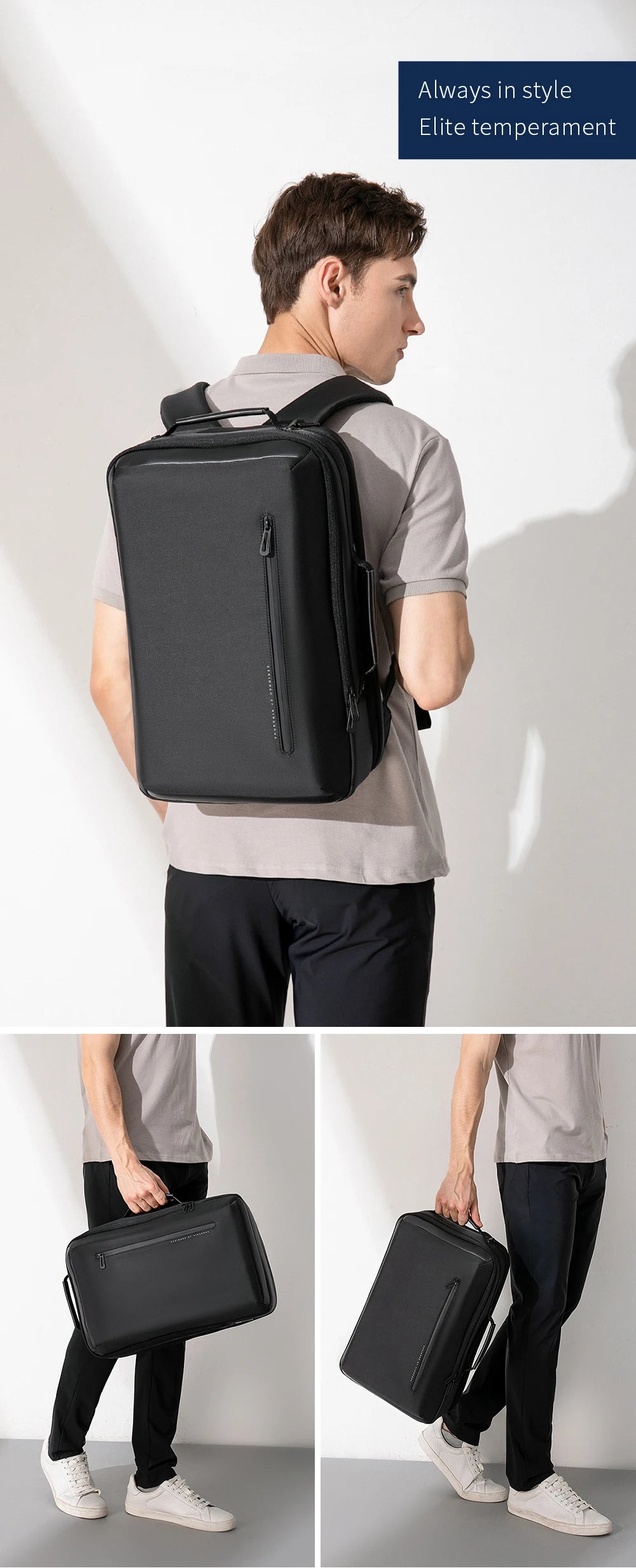 Kingsons KS3223W 17" Waterproof USB Laptop Backpack
