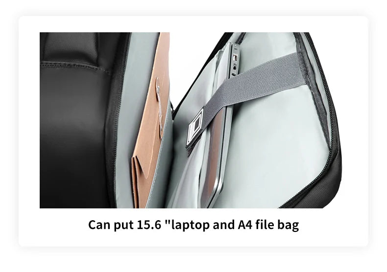 Mingao 1822 Anti-Theft USB Outdoor School Laptop Backpack - detail 5
