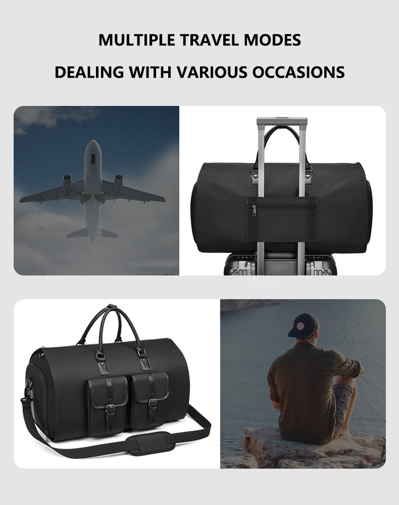 Mingao 208 Oxford Travel Duffle Bag with Shoe Compartment - detail 3