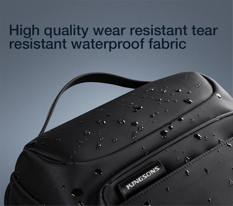 Kingsons KS3237W 15.6" USB Waterproof Laptop Backpack