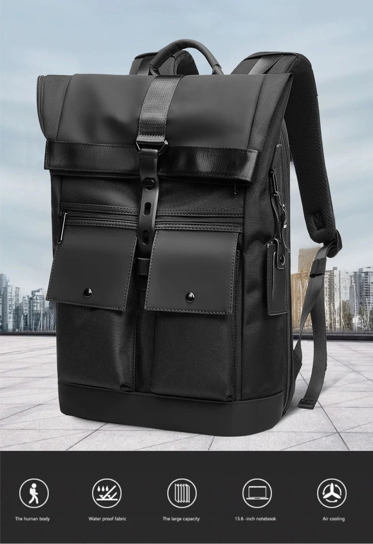 Mingao 221025 Smart Anti-Theft USB Business Laptop Backpack - detail 1