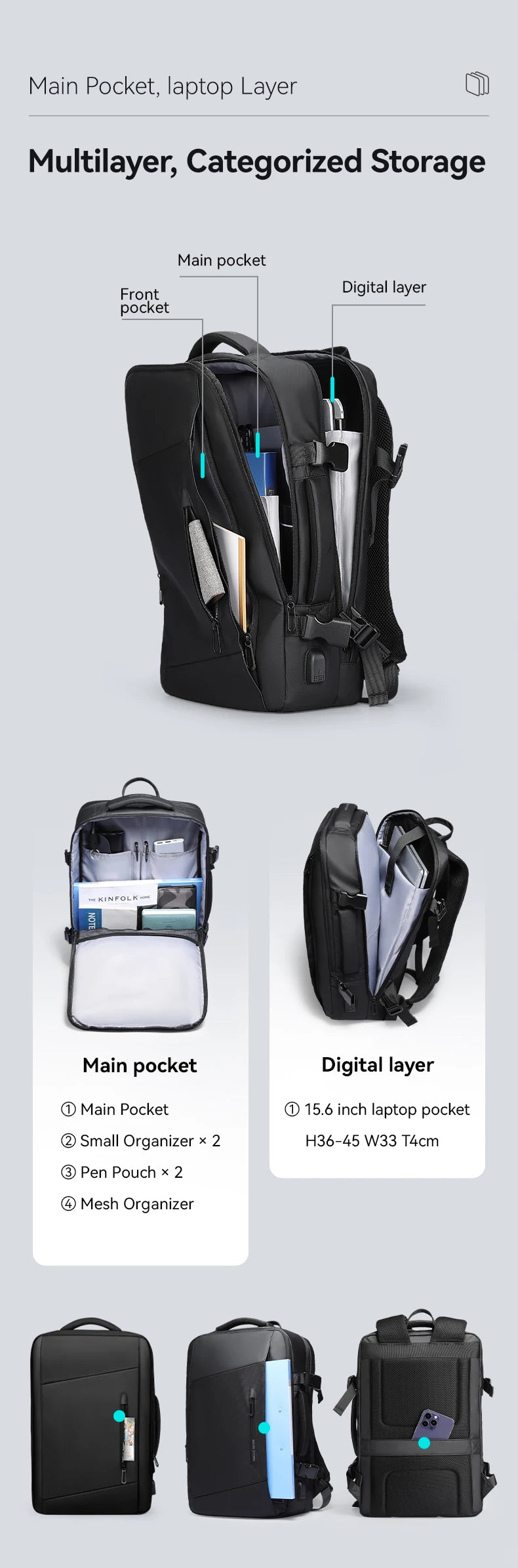 Mark Ryden Equator MR-9299 Travel Oxford Backpack